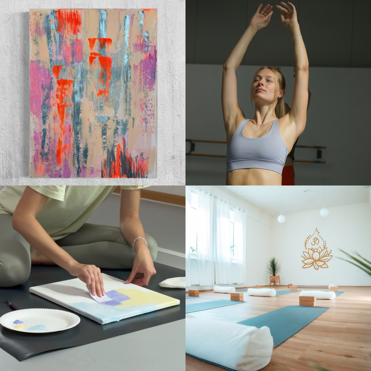Yoga Paint Workshop Dortmund Dezember