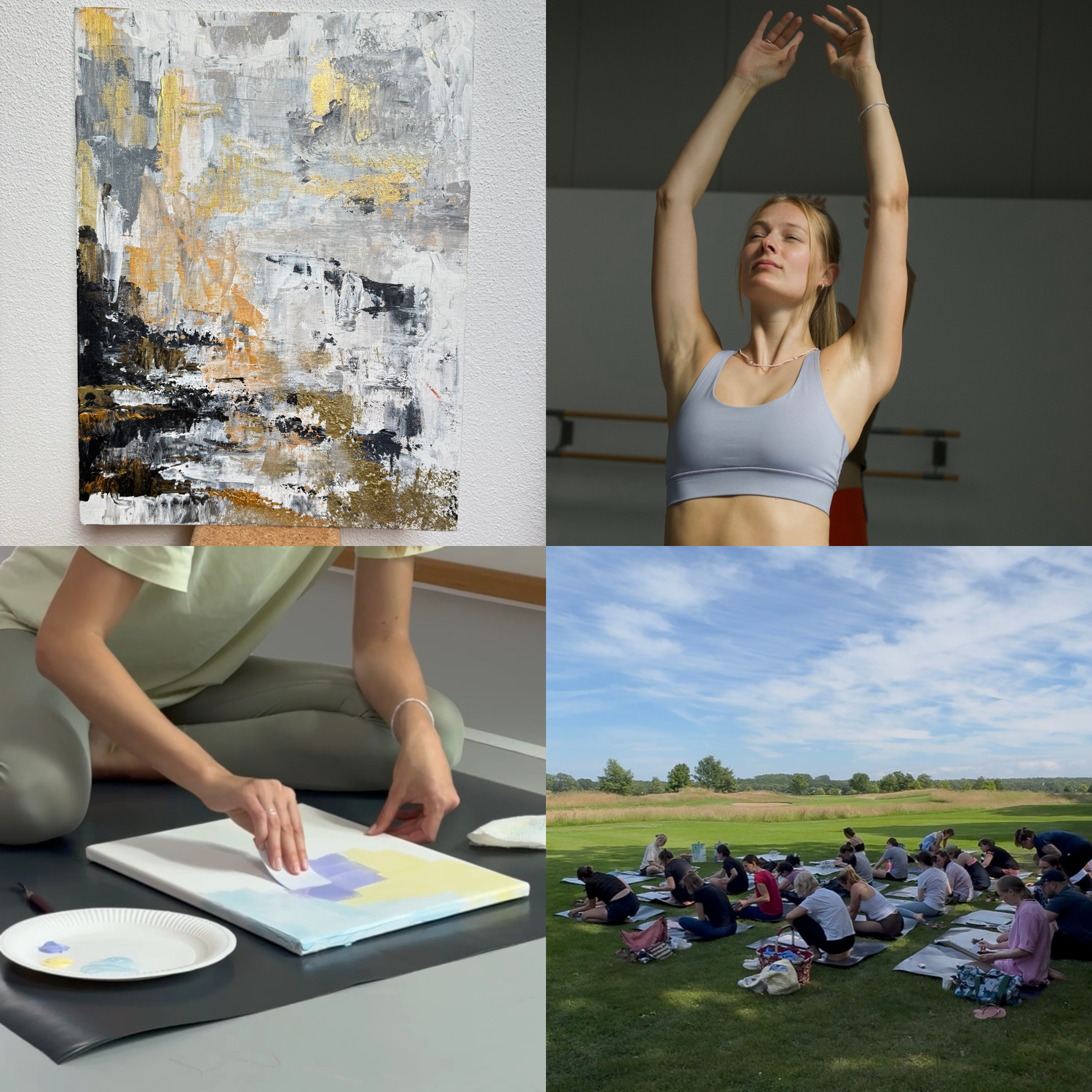 Produktbild Yoga & Paint Ticket Outdoor Event Workshop