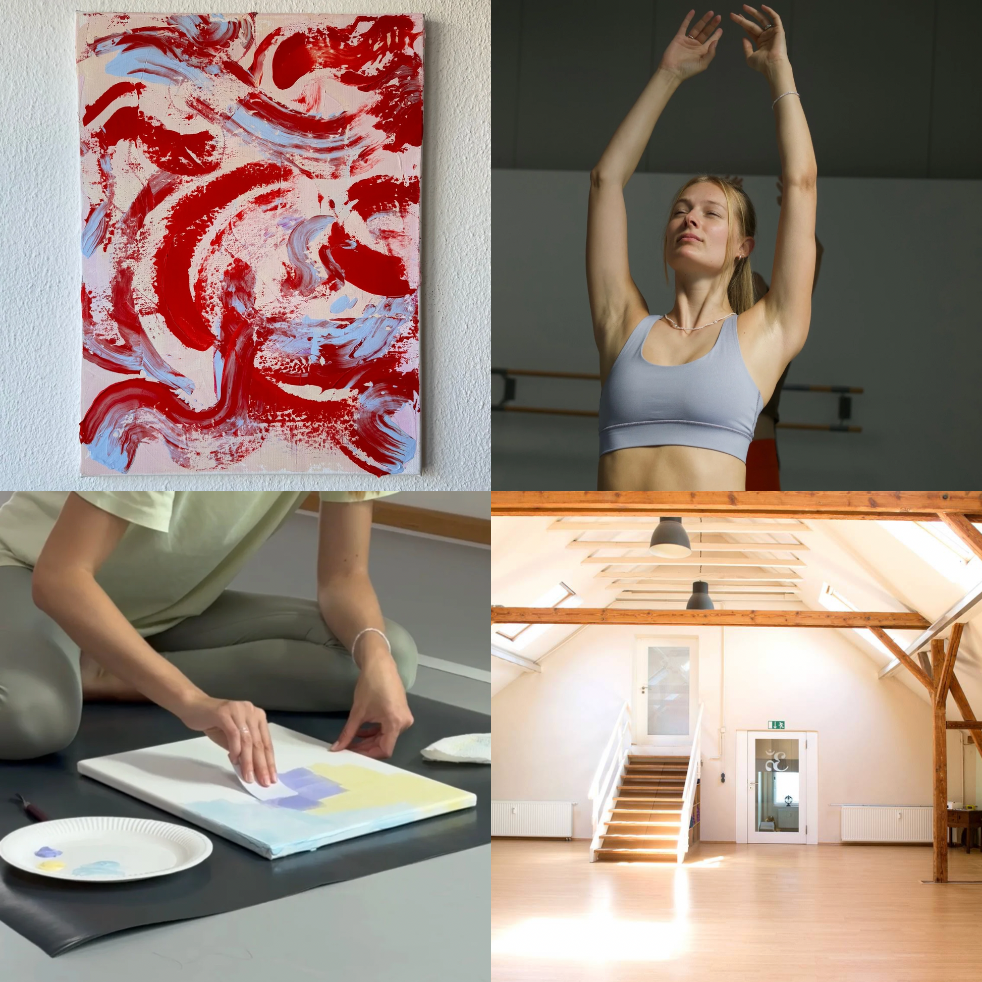 Produktbild von Yoga und Paint Workshop Düsseldorf YAVO